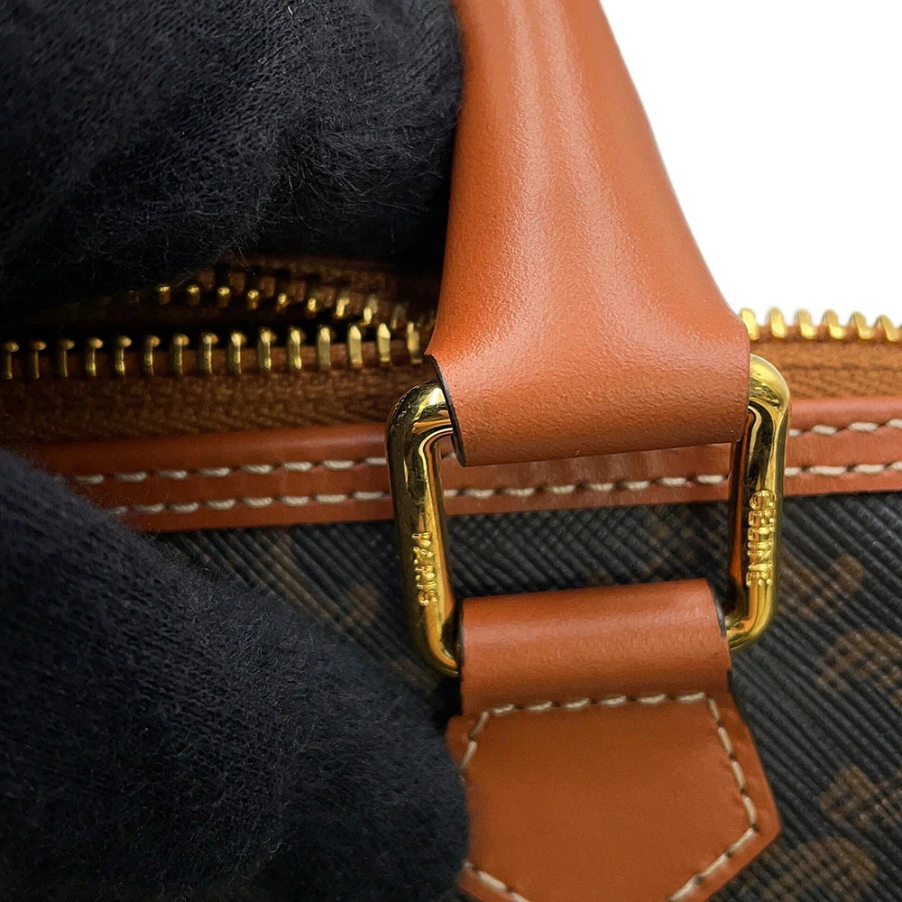 Celine Triomphe Boston Handbag Brown Bag - Picture 10 of 12